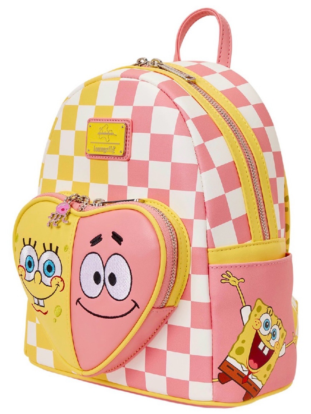 Loungefly Nickelodeon SpongeBob SquarePants & Patrick Star mini backpack - Picture 2 of 4